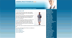 Desktop Screenshot of general-practitioners-uk.co.uk